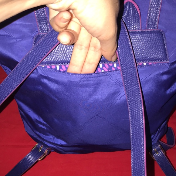 Vera Bradley Preppy Drawstring Backpack - Picture 8 of 8